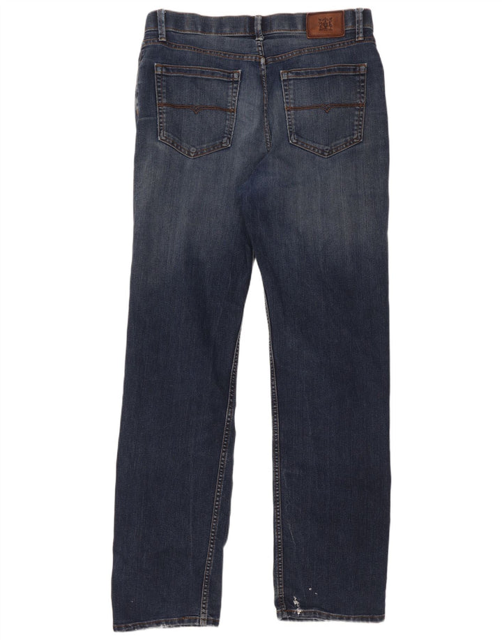 Jeans retos masculinos Marks & Spencer W34 L33 algodão azul