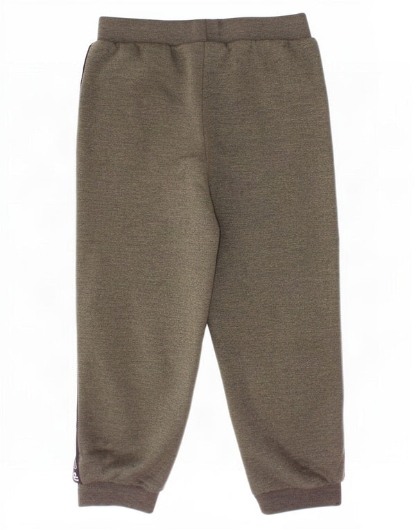 Ellesse Calça de treino estampada para meninos, 18-24 meses, cáqui, colorblock