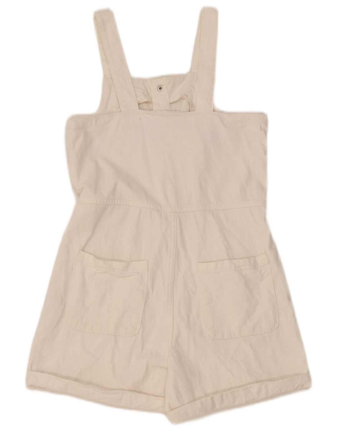 Macacão jeans feminino Zara 13-14 anos algodão branco