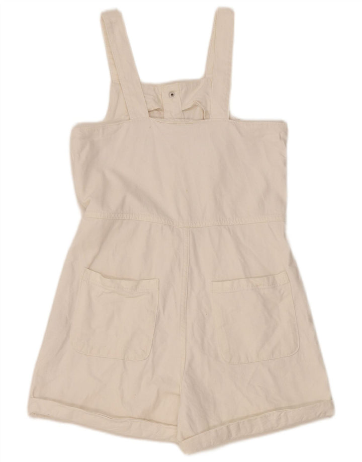 Macacão jeans feminino Zara 13-14 anos algodão branco
