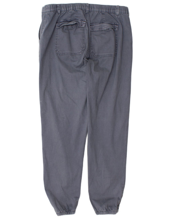 Calça jogger feminina Marks & Spencer Reino Unido 18 XL W36 L30 algodão cinza
