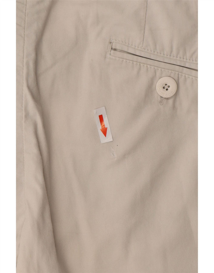 Shorts Chino feminino Jeckerson W31 algodão bege médio