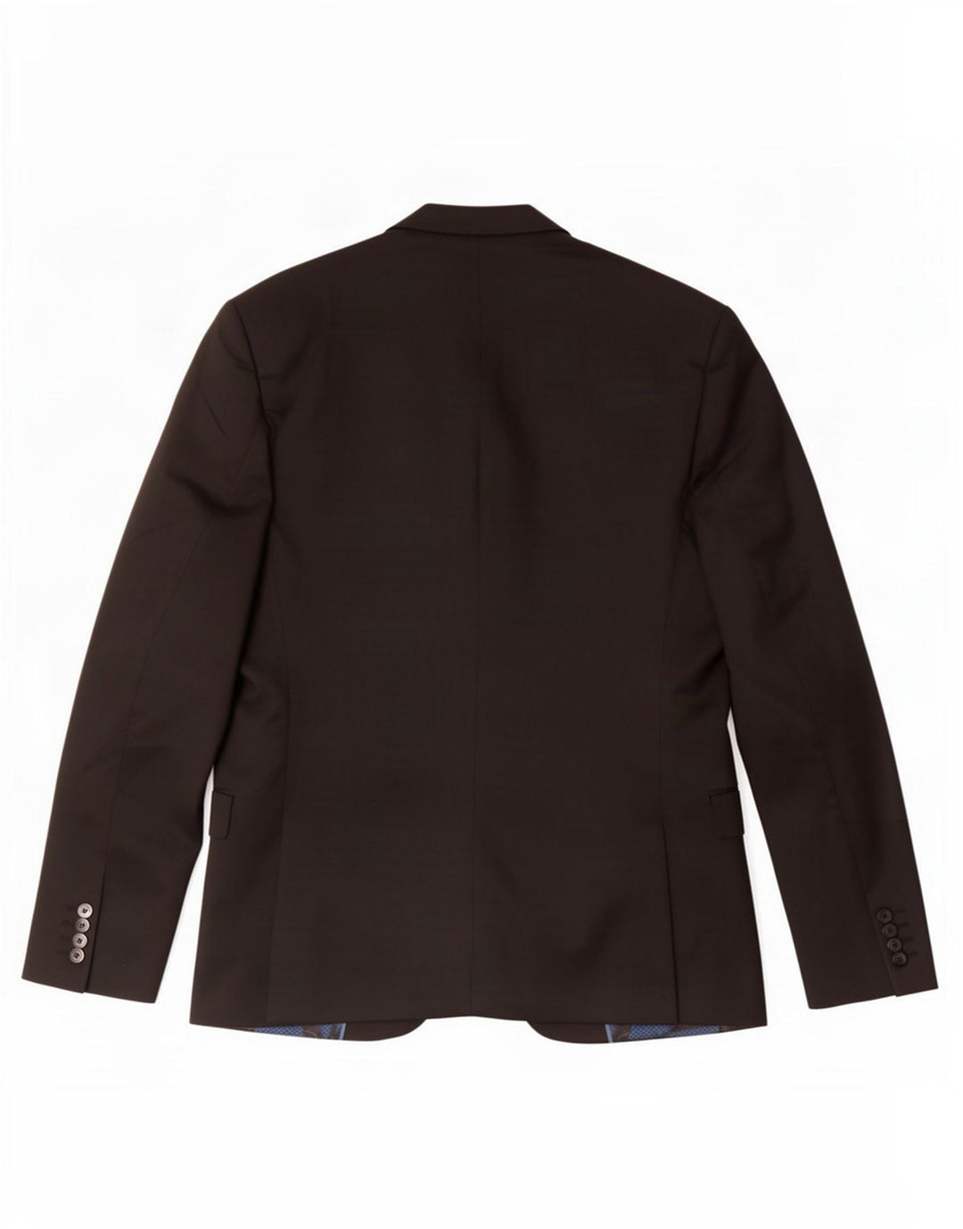 Jaqueta blazer masculina Zara com 2 botões EU 50 poliéster preto médio
