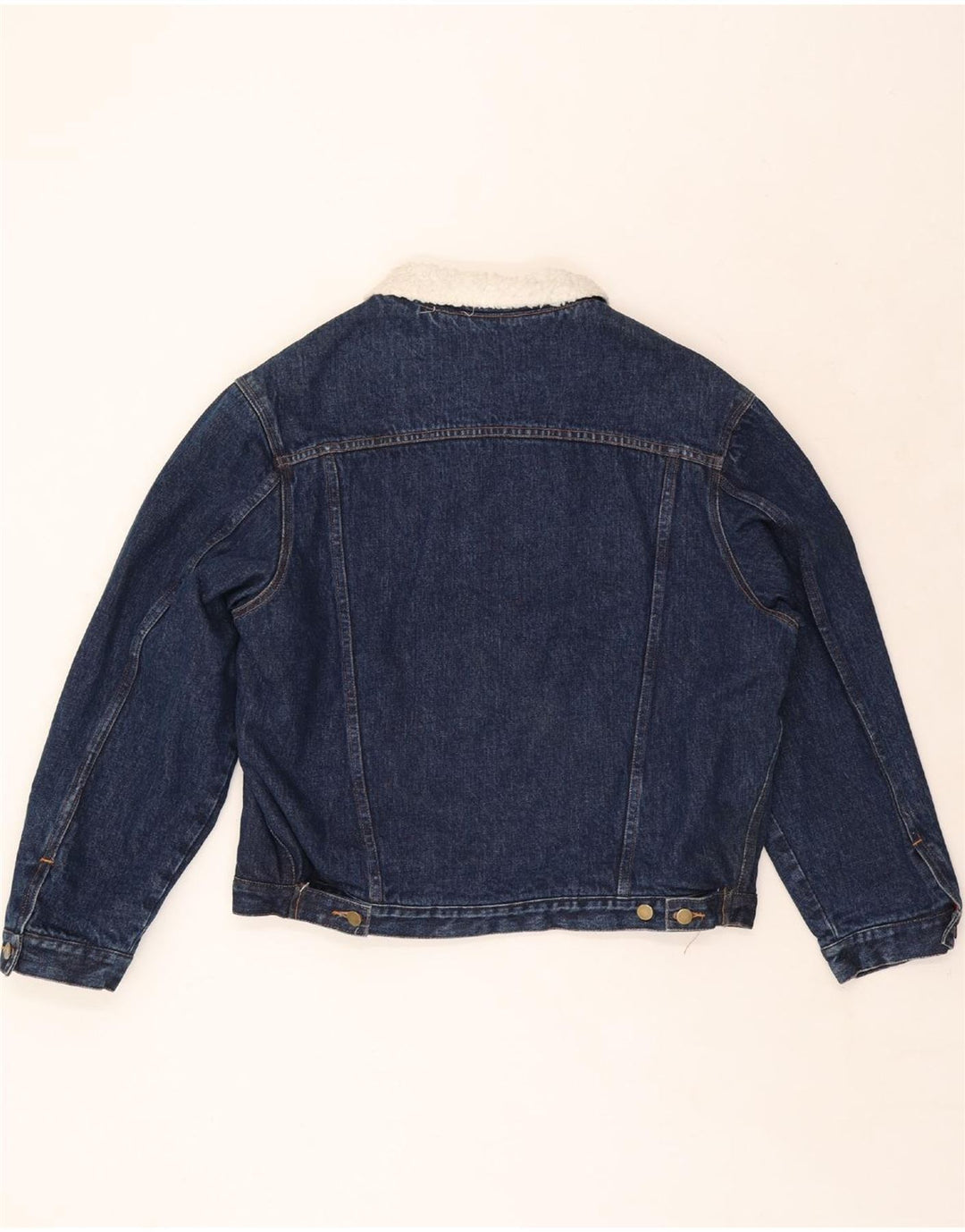 Jaqueta jeans masculina Sherpa GREEN FOX UK 38 azul médio