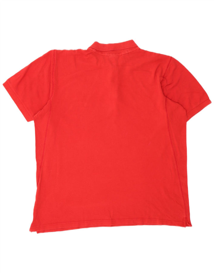 Camisa polo masculina NIKE Reino Unido 45/47 XL vermelho algodão