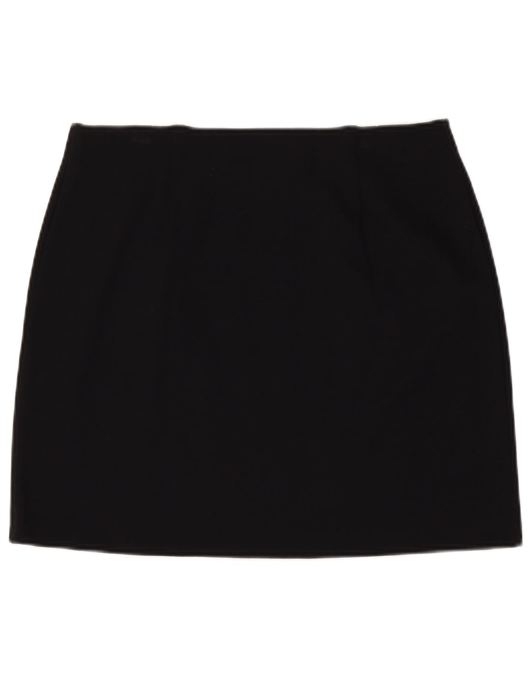 Minissaia feminina Marks & Spencer UK 14 grande W32 viscose preta