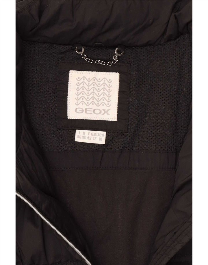 Jaqueta acolchoada feminina Geox UK 12 médio preto