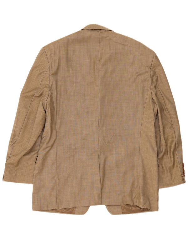 Jaqueta Blazer Masculina Ralph Lauren com 2 Botões UK 42 Lã Bege Grande