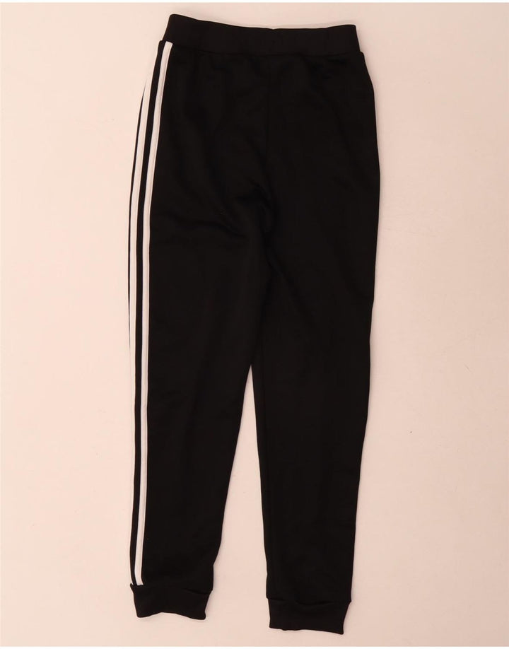 Adidas meninos calças de treino joggers 9-10 anos preto poliéster