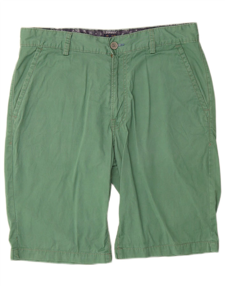 Lee Mens Chino Shorts W31 Algodão Verde Médio