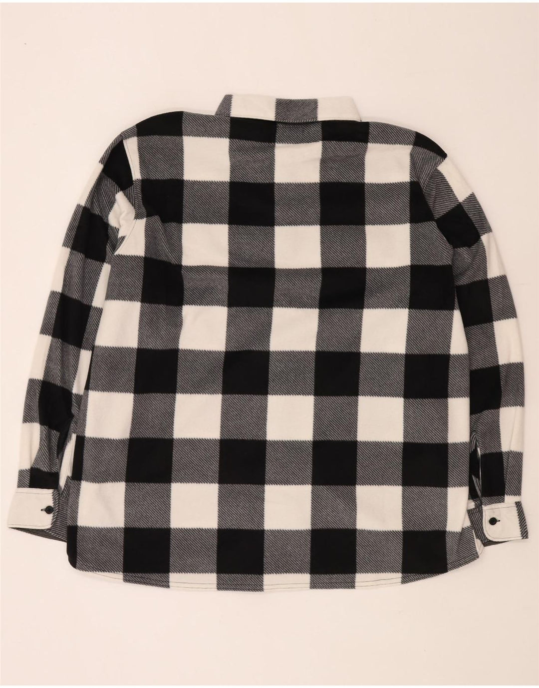 Camisa masculina de lã Wrangler 2XL poliéster guingão preto