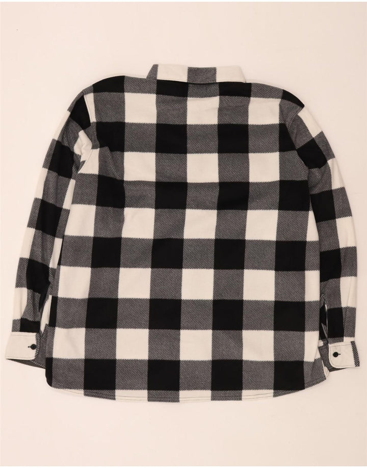 Camisa masculina de lã Wrangler 2XL poliéster guingão preto