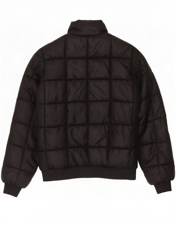 Jaqueta acolchoada feminina Puma UK 14 médio preto nylon