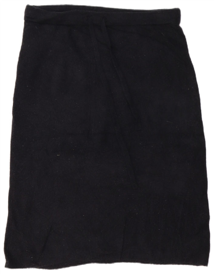 J. CREW Saia feminina linha A grande W32 acrílico preto