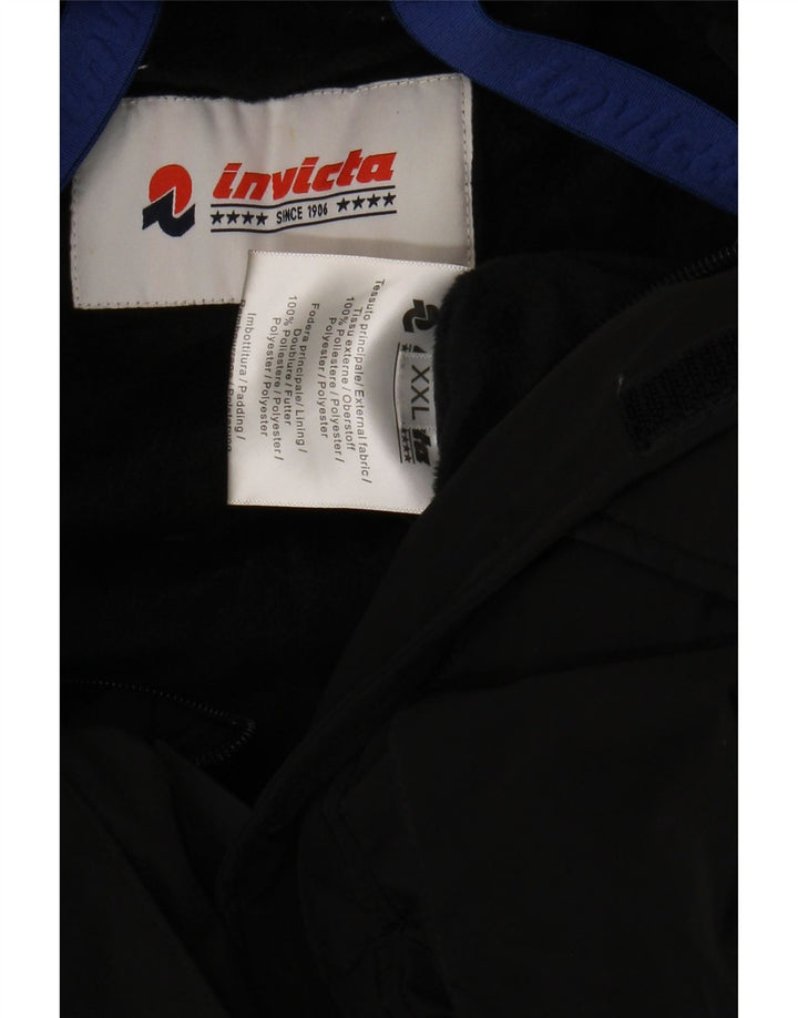 Jaqueta utilitária militar masculina Invicta UK 44 2XL poliéster preto