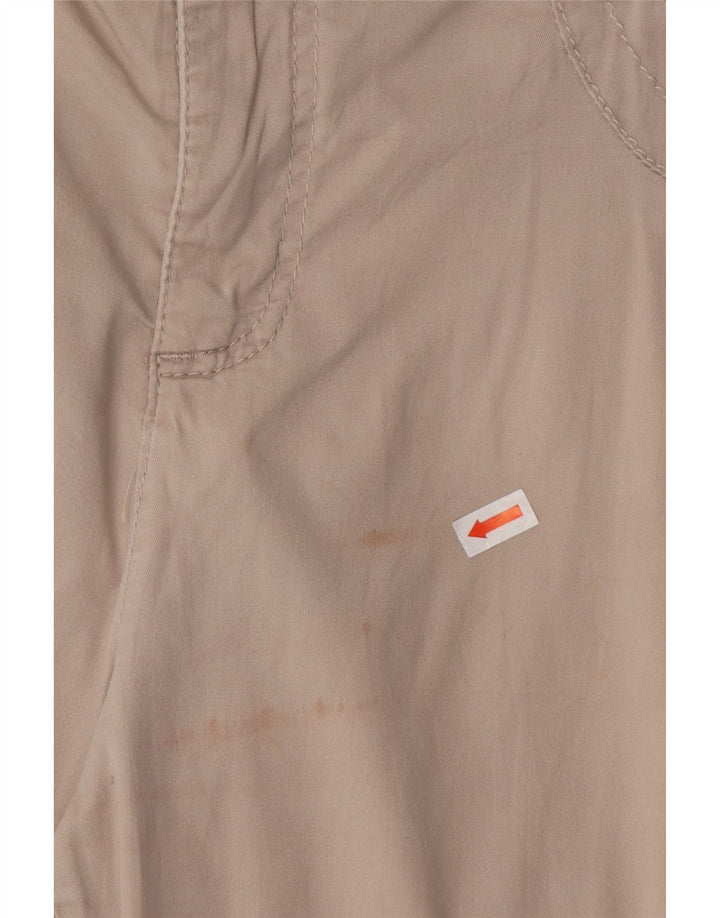 LEE Womens Cargo Capri Trousers US 12 Large W34 L19 Beige Cotton Vintage Lee and Second-Hand Lee from Messina Hembry 