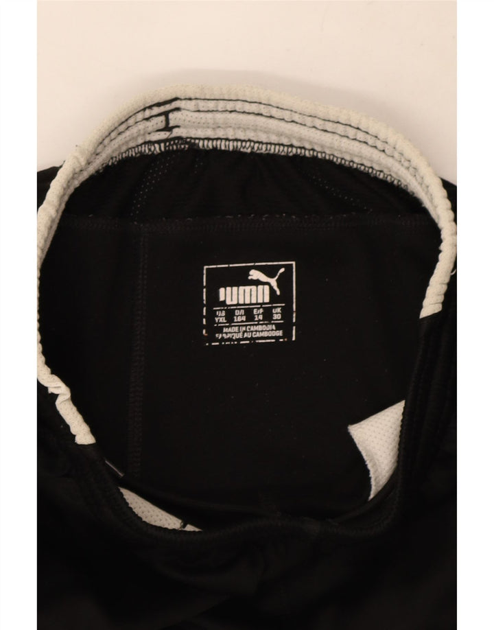 Shorts esportivos Puma meninos 13-14 anos XL preto poliéster