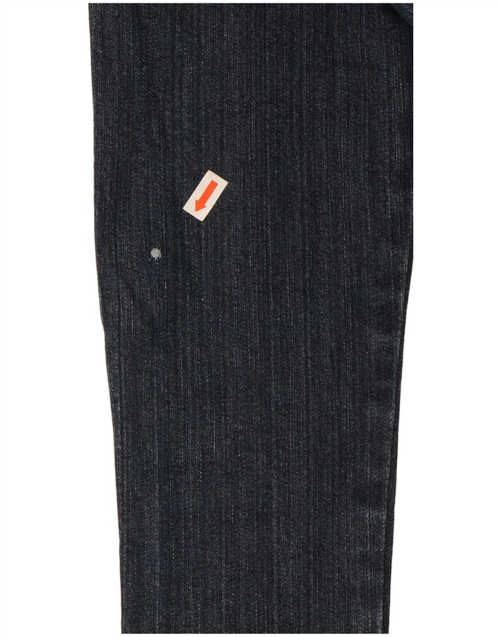 Jaqueta blazer jeans feminina Vitamina com 1 botão Reino Unido 14 algodão azul médio