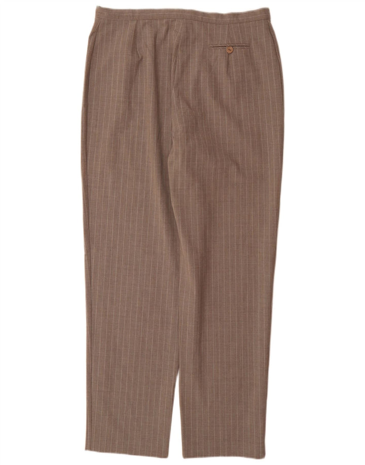 LAURA ASHLEY Calça feminina de cintura alta Reino Unido 16 grande W32 L31 cinza