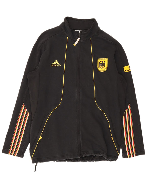 Adidas Mens Deutshland Graphic Tracksuit Top Jacket UK 44/46 Grande Preto