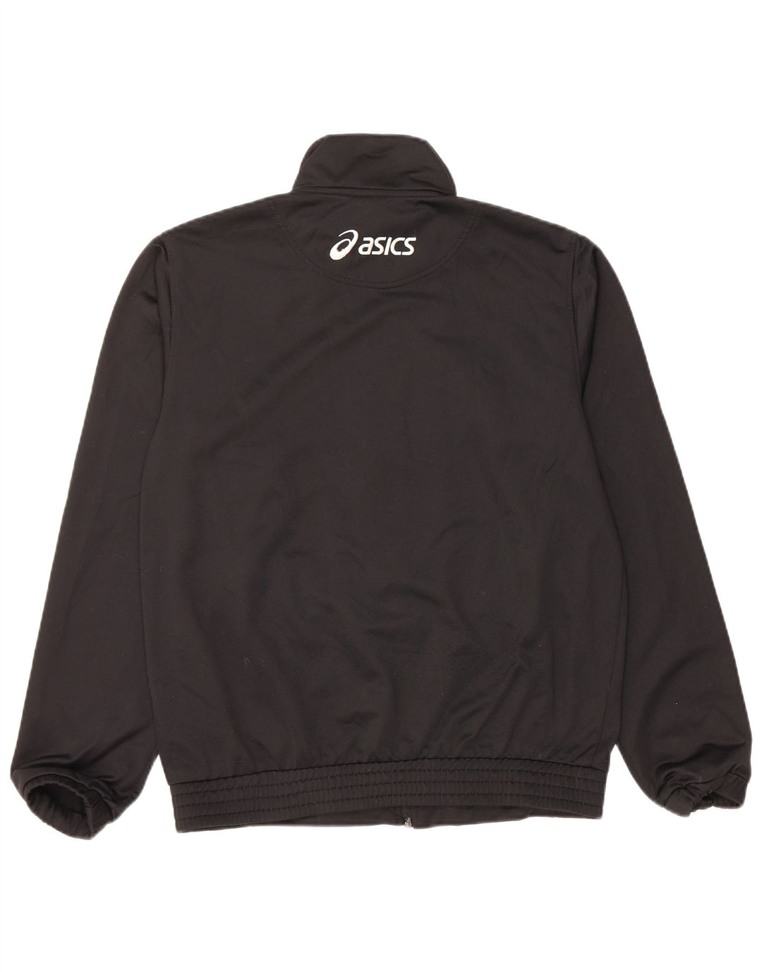 Jaqueta Asics Masculina Graphic Tracksuit Top Médio Preto Colourblock Poliéster
