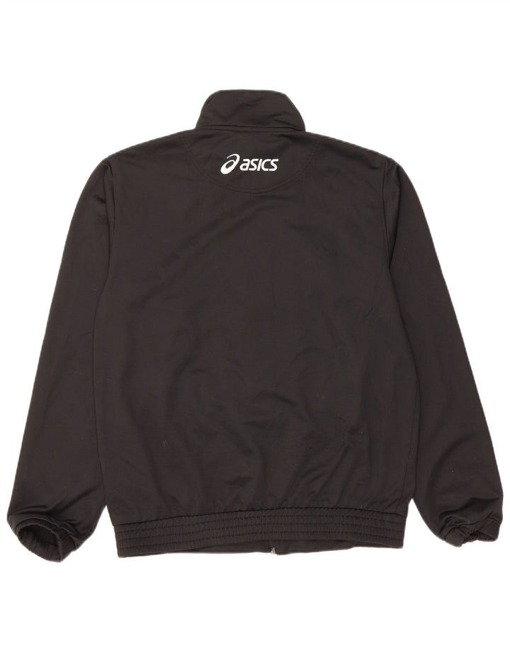 Jaqueta Asics Masculina Graphic Tracksuit Top Médio Preto Colourblock Poliéster