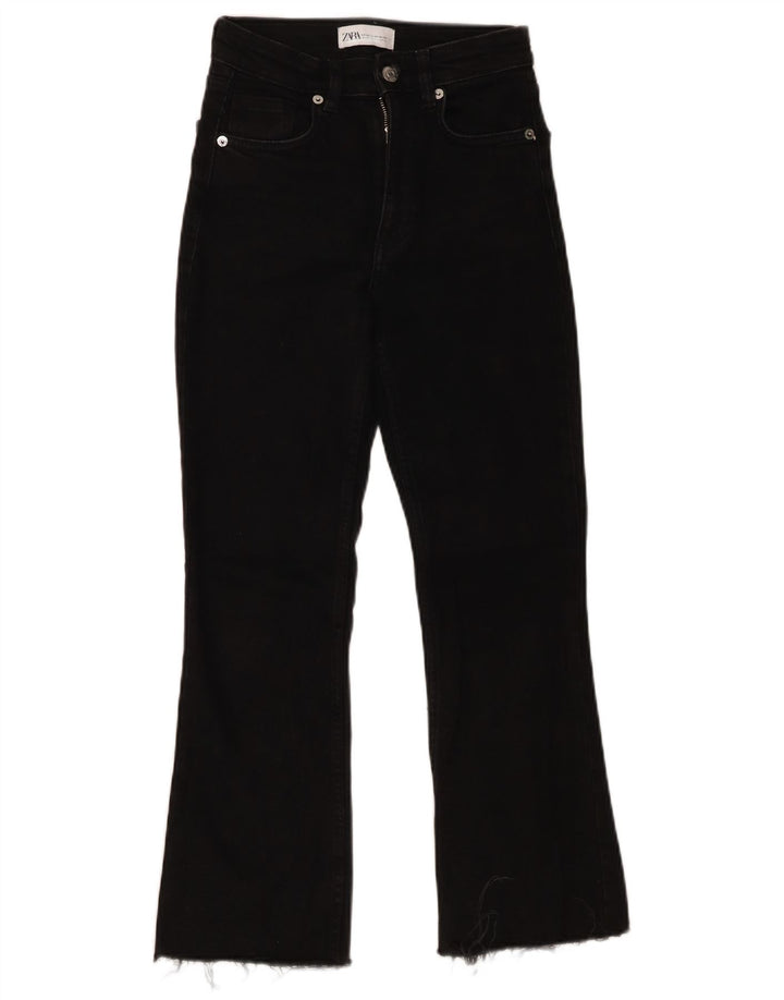 Zara Jeans feminino queimado EU 34 2XS W24 L25 preto