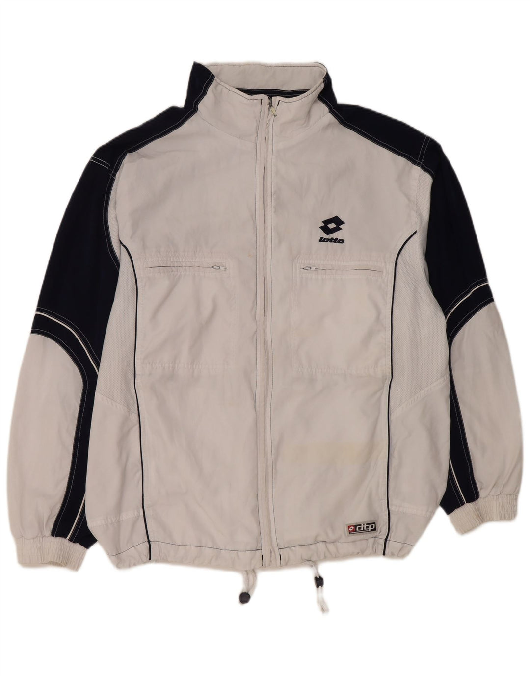 Lotto Mens Treino Top Jacket XL Branco Colourblock Poliéster