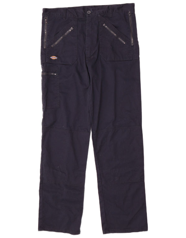 Calça Dickies Mens Redhawk Straight Cargo W38 L33 Poliéster Azul Marinho