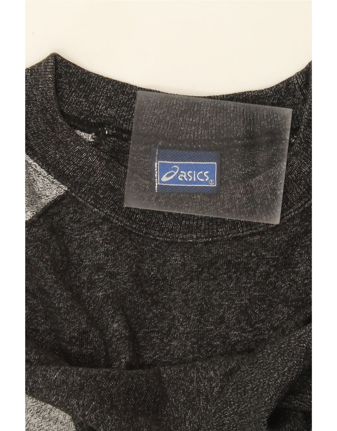 Camiseta gráfica masculina Asics Top grande bloco colorido preto