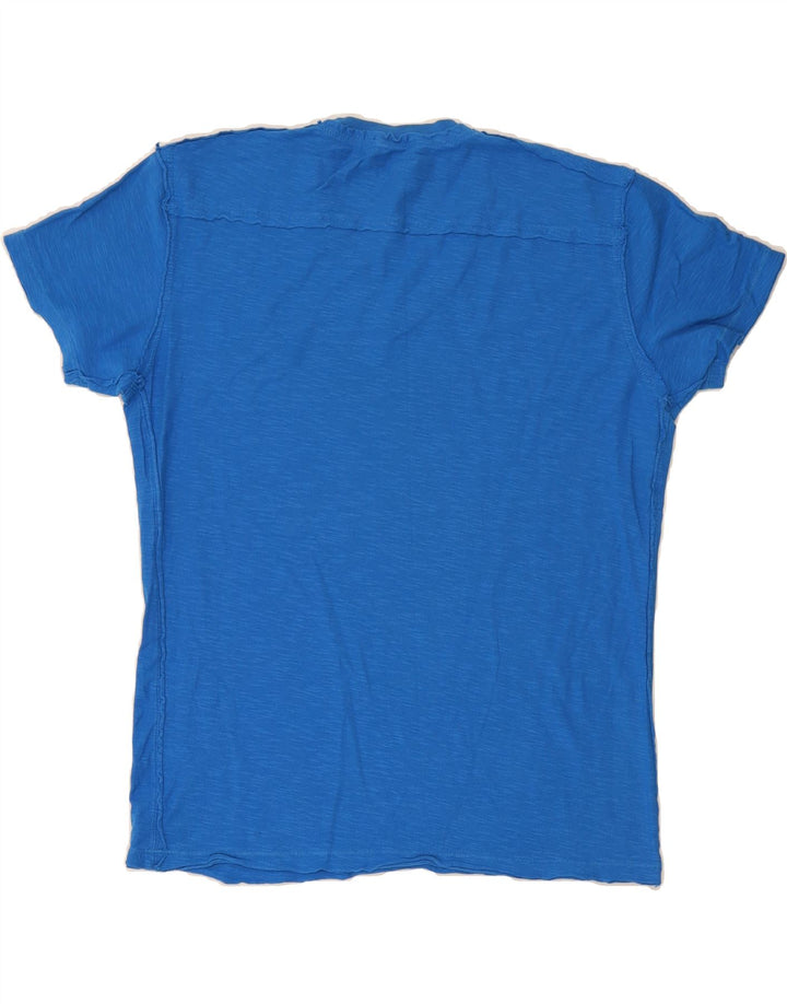 DIESEL Womens T-Shirt Top UK 18 XL Blue Cotton Vintage Diesel and Second-Hand Diesel from Messina Hembry 