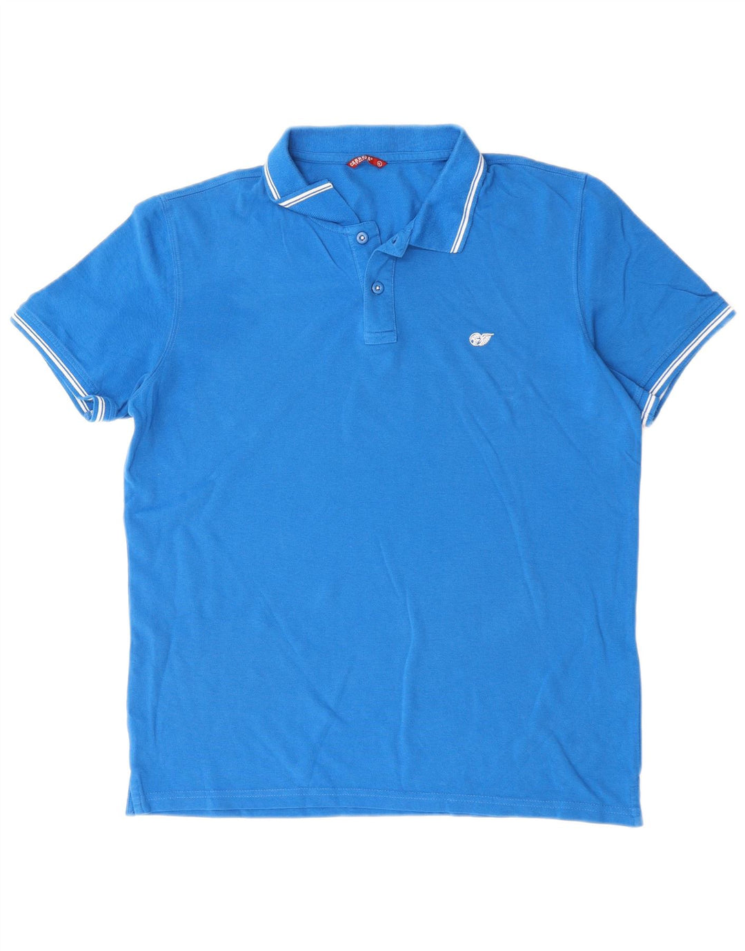 Camisa polo masculina Carrera XL azul algodão