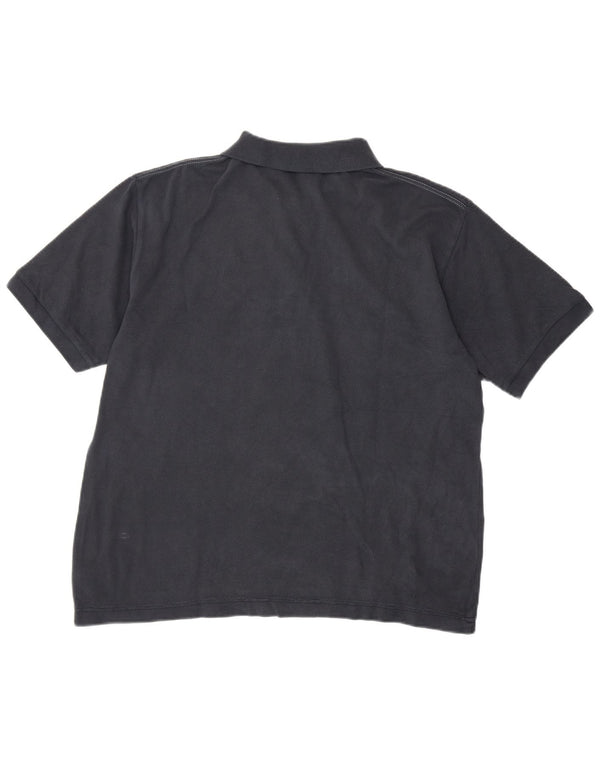 Camisa polo masculina KAPPA XL azul marinho algodão