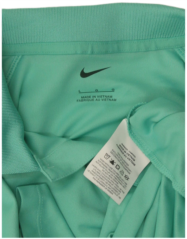 Camisa polo masculina Nike grande poliéster verde