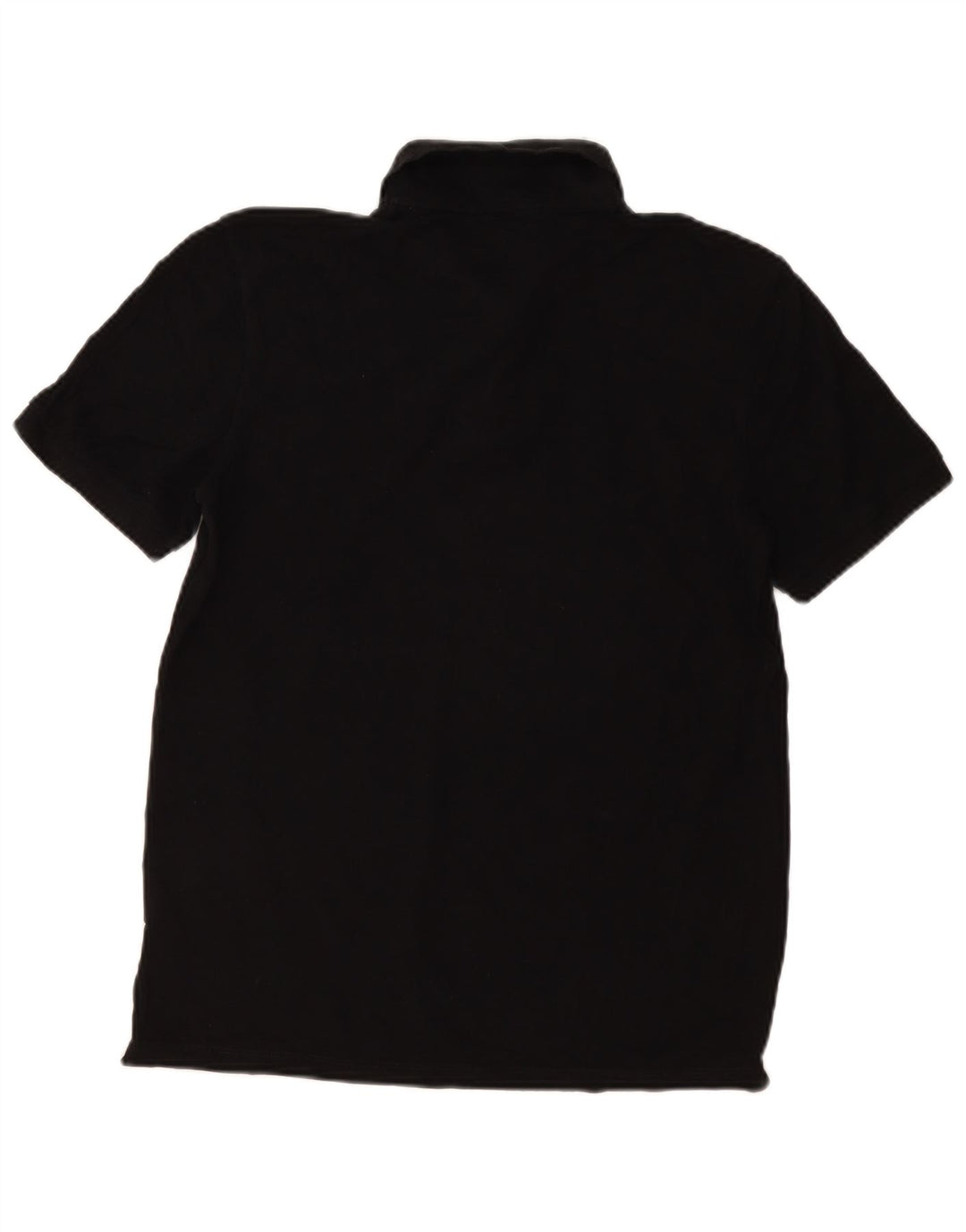 Camisa polo masculina Hugo Boss de algodão preto médio