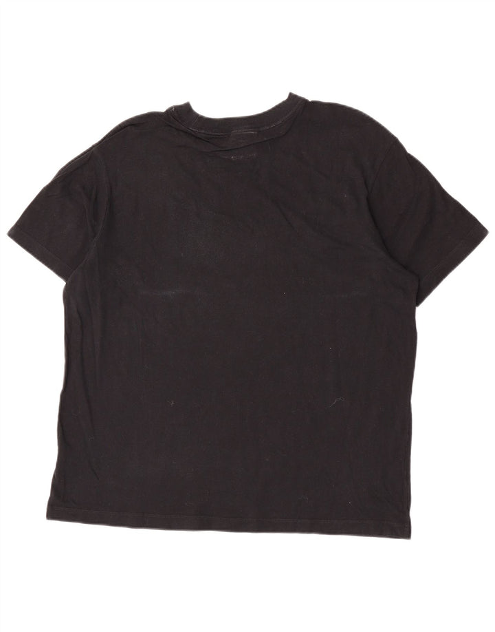 Camiseta Nike masculina gráfica Top médio algodão preto