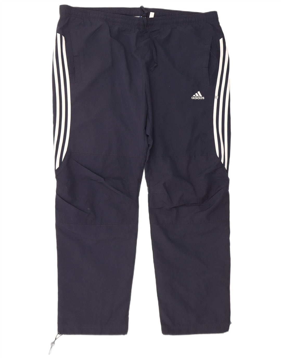 Calças de treino masculinas ADIDAS XL azul marinho poliéster