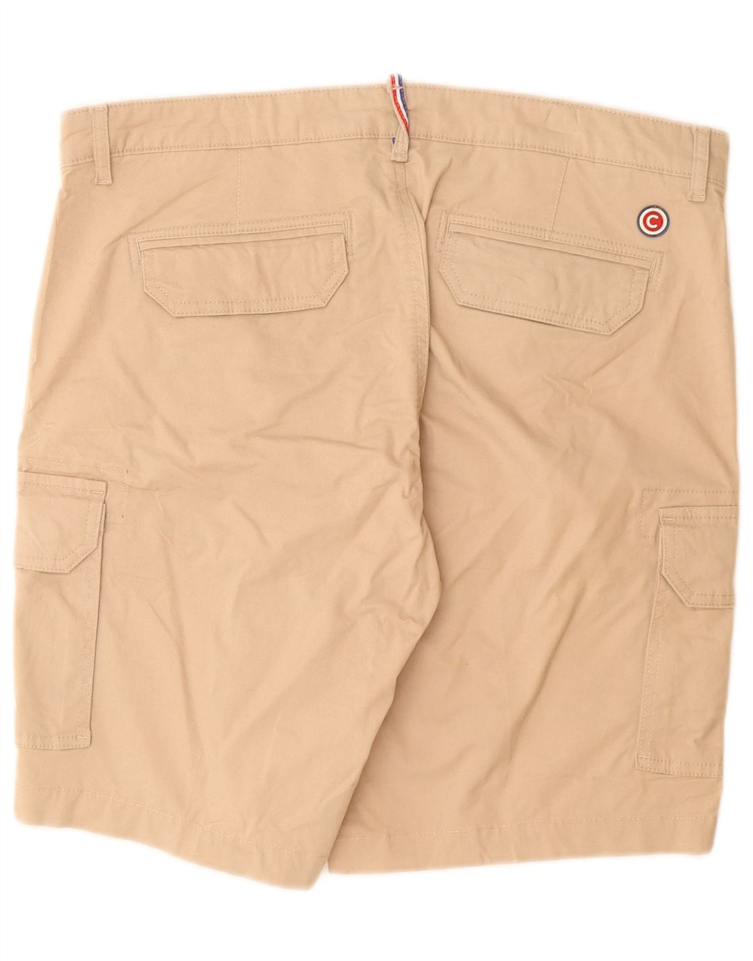 COLMAR Mens Cargo Shorts EU 50 Médio W38 Algodão Bege