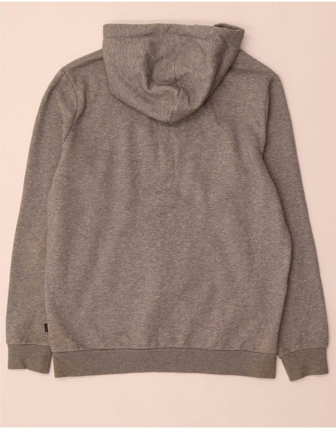 PUMA Mens Graphic Hoodie Jumper Médio Algodão Cinza