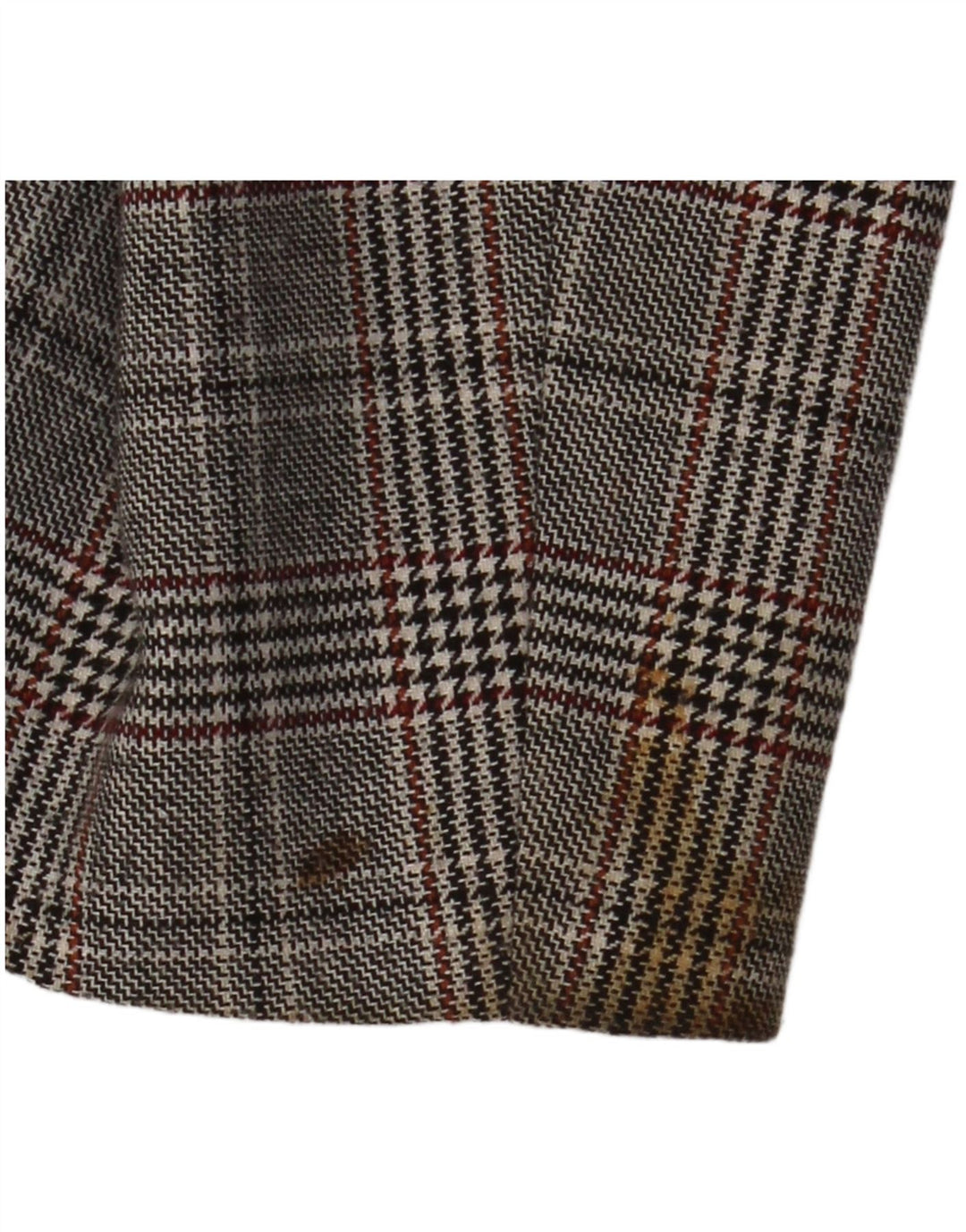 Jaqueta blazer feminina JIGSAW com peito duplo Reino Unido 14 grande cinza houndstooth