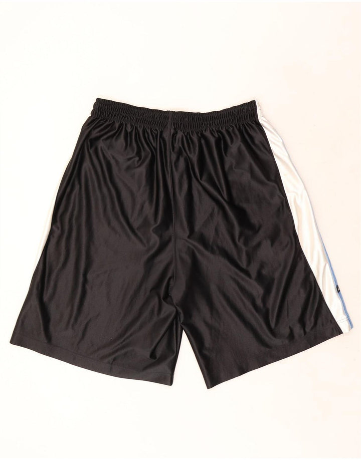 Shorts esportivos masculinos Jordan 3XL poliéster colorblock preto