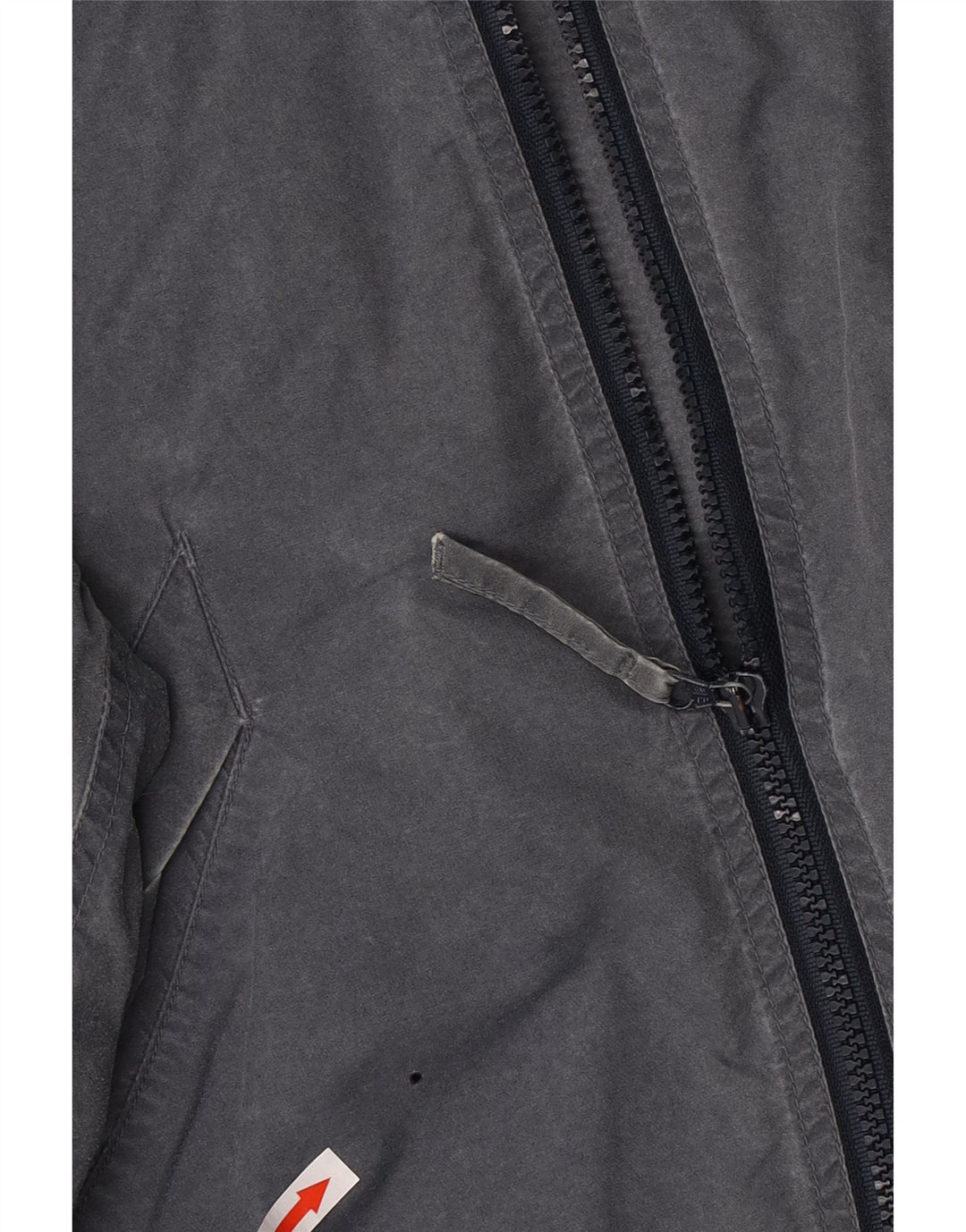 Jaqueta corta-vento masculina Think Pink com capuz UK 48 4XL poliéster cinza
