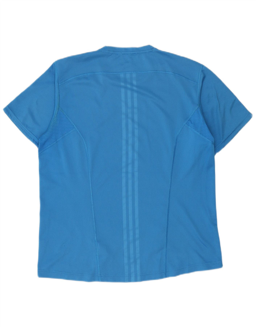 Camiseta masculina Adidas grande poliéster azul