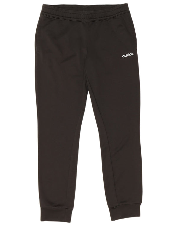 Adidas Womens Tracksuit Calças Joggers UK 14 Médio Preto Poliéster