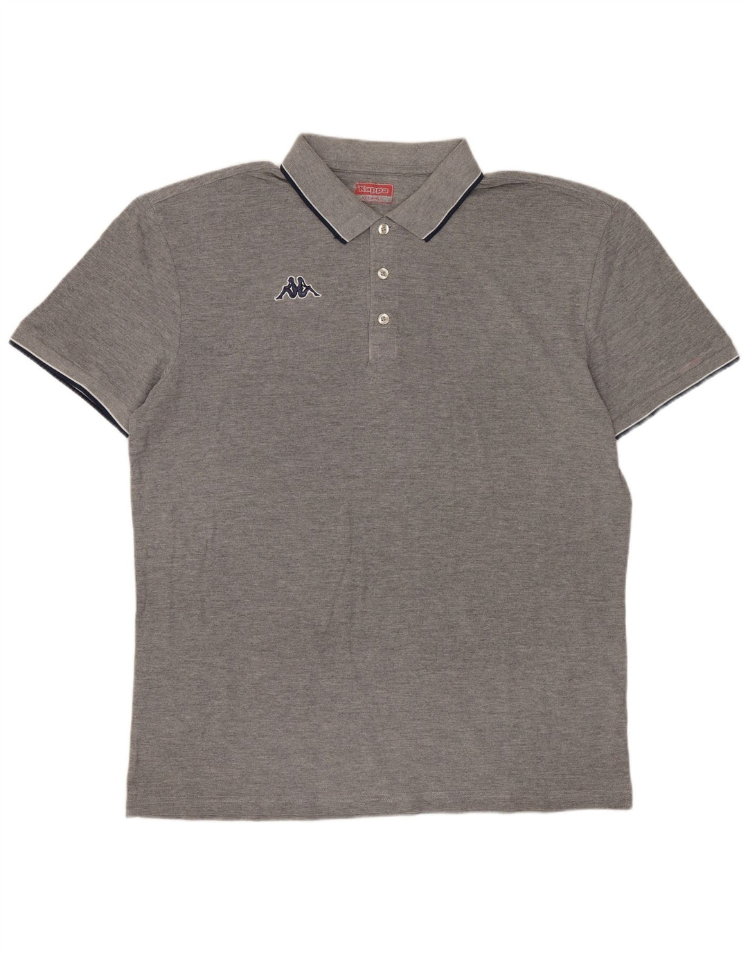Camisa polo masculina Kappa XL cinza algodão