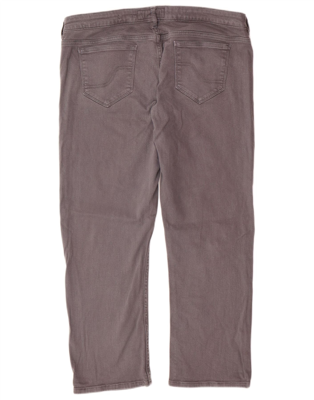 FAT FACE Calça Jeans Capri Feminina US 16 2XL W36 L24 Algodão Cinza