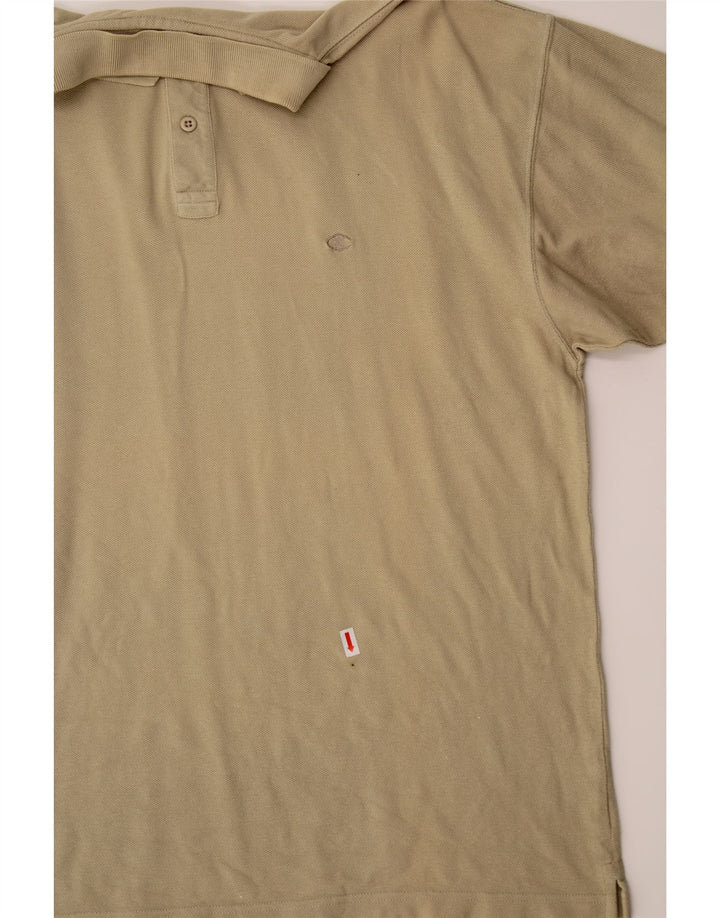 CHAMPION Mens Polo Shirt Large Beige Cotton Vintage Champion and Second-Hand Champion from Messina Hembry 