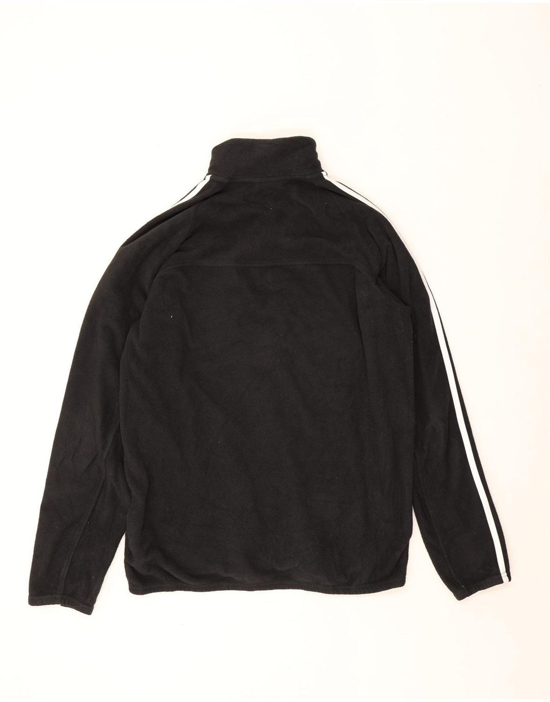 Jaqueta de lã masculina Adidas UK 40 grande poliéster preto