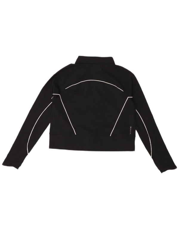 UNDER ARMOUR Suéter feminino Cold Gear Crop Jumper Reino Unido 10 Pequeno Preto