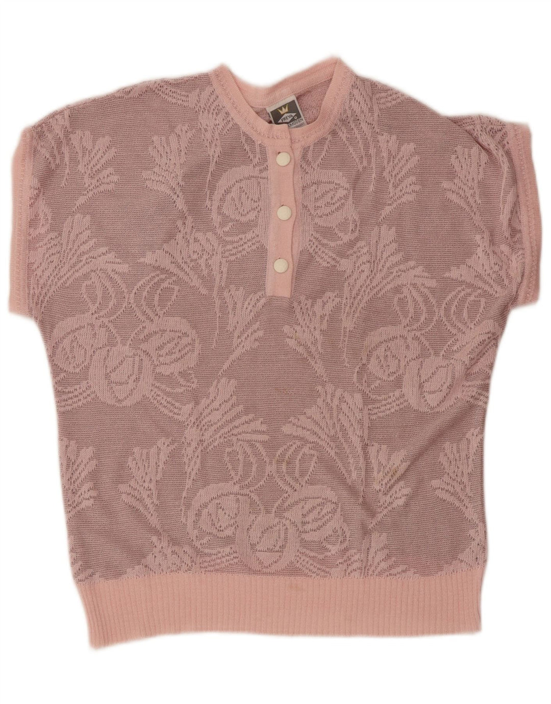 Suéter feminino FREYA com gola redonda EU 40 médio rosa floral